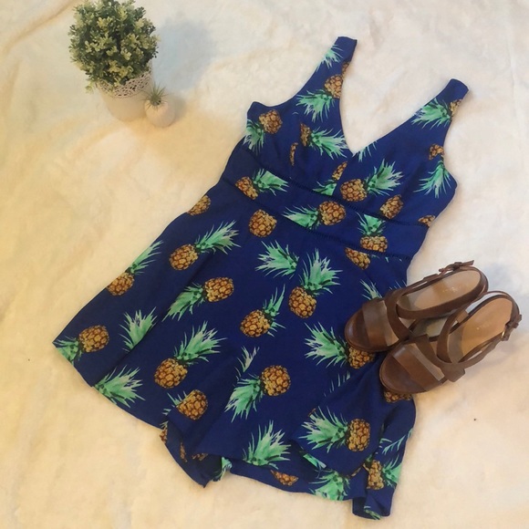 Charlotte Russe Pants - Charlotte Russe Pineapple Romper